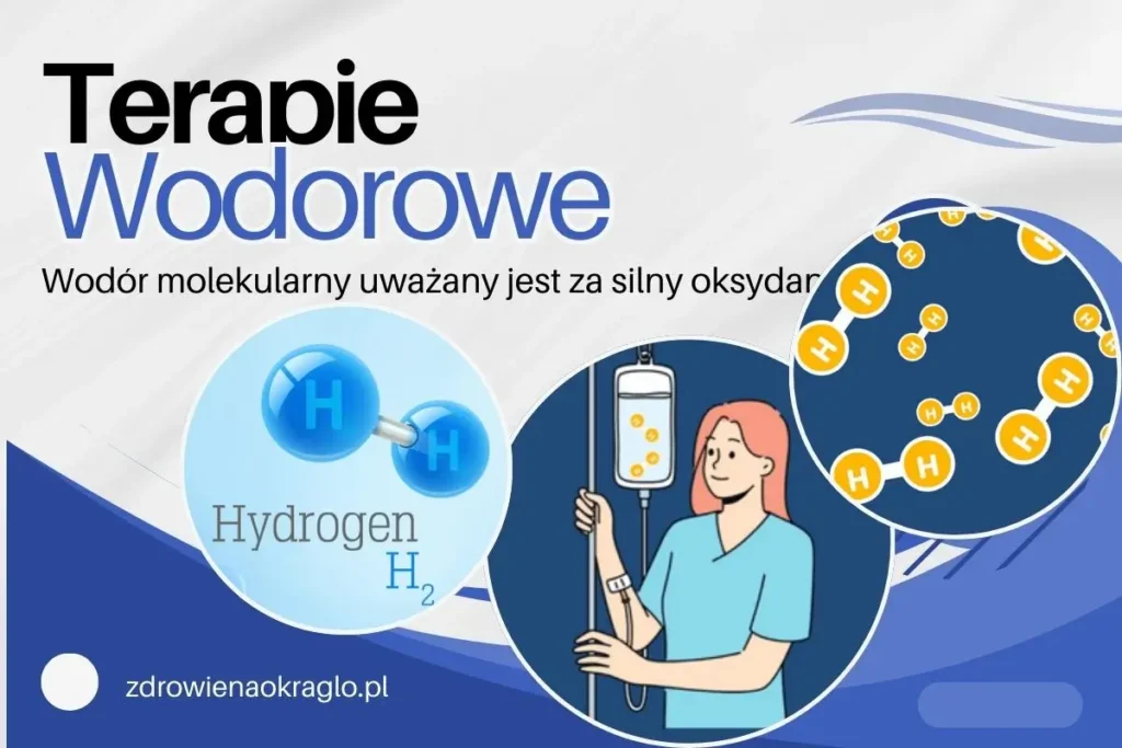 Terapie wodorowe, zmniejszają stres oksydacyjny